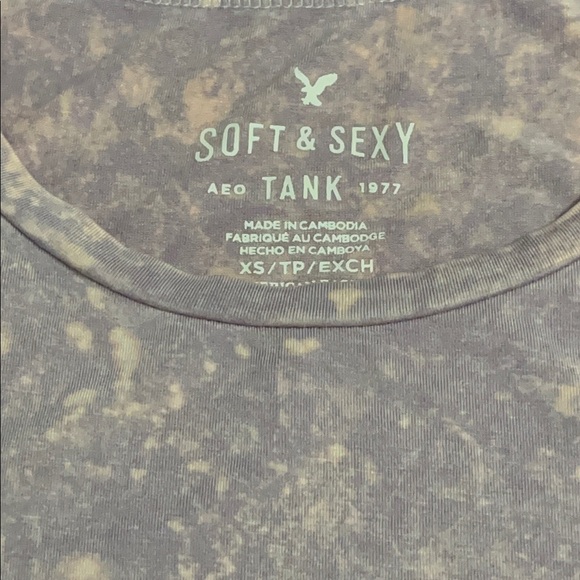 AE American Eagle sleeveless tie dye tank top - Picture 5 of 7